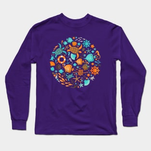 Marine Decorative Long Sleeve T-Shirt